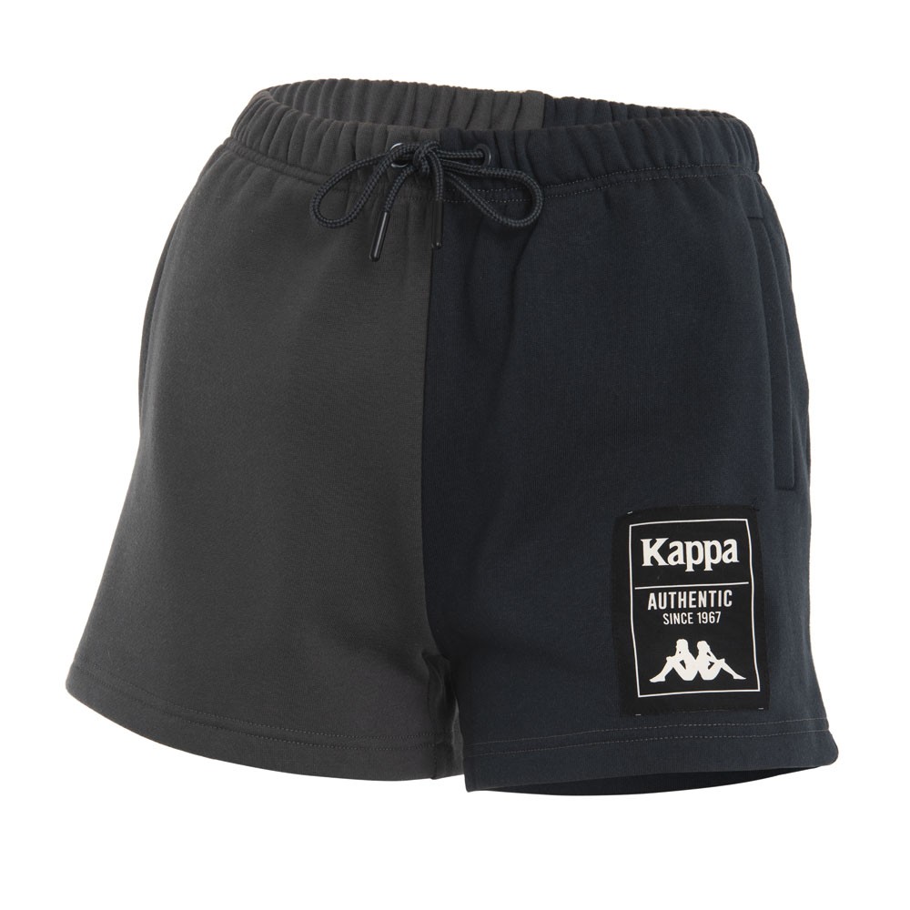 Short Women Split Black Grey