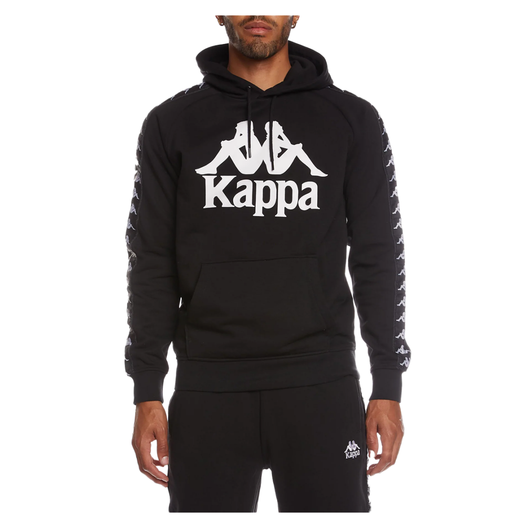 Poleron Men 222 Banda Hurtado 2 Black White – Kappa Chile