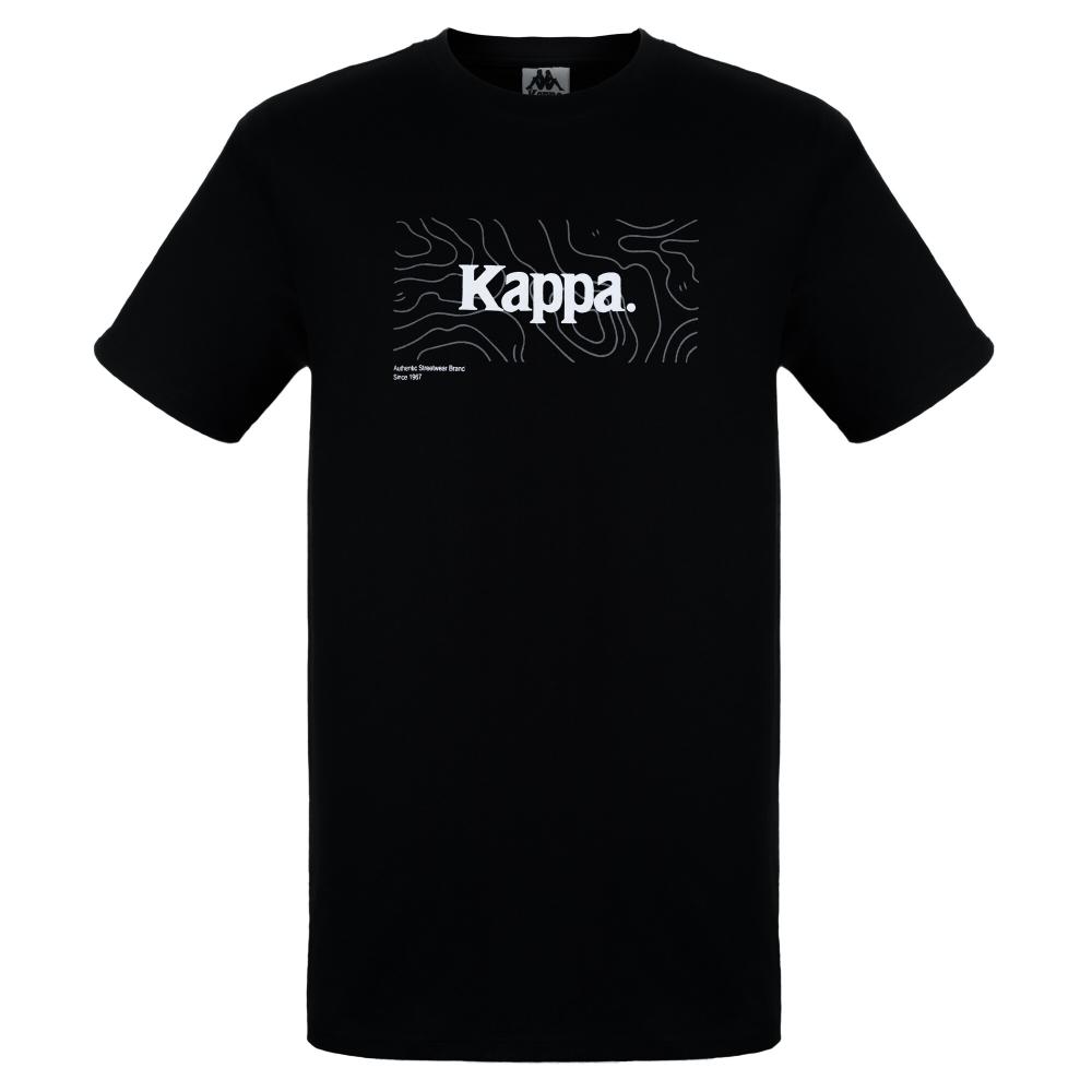 Polera Kappa Men Topographic Black